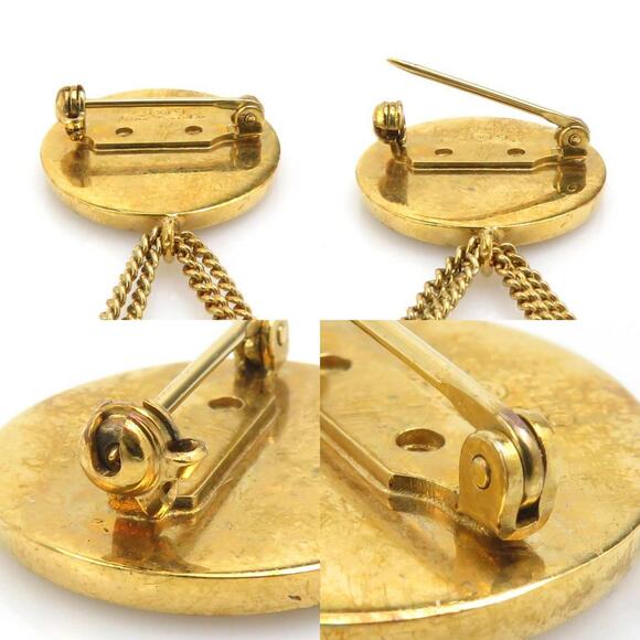 CHANEL Coco Mark Bag Motif Metal Gold Brooch for Women e61345a - Picture 4 of 5